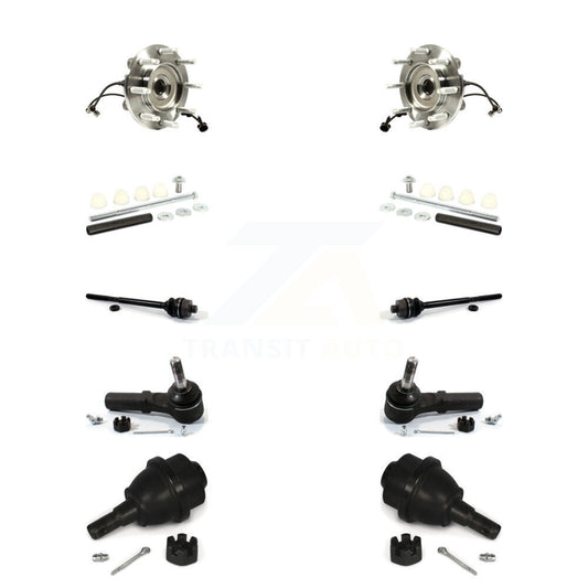 Bearing Lower Ball Joint Outer Inner Tie Rod Link Front Kit (10Pc) For GMC 2500