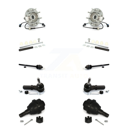Bearing Lower Ball Joint Outer Inner Tie Rod Link Front Kit (10Pc) For Chevrolet