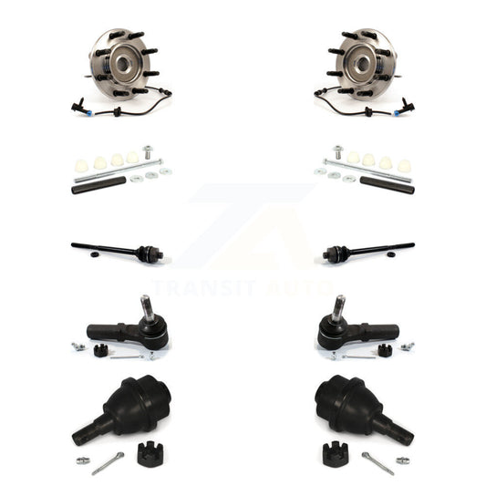 Bearing Lower Ball Joint Outer Inner Tie Rod Link Front Kit (10Pc) For Chevrolet