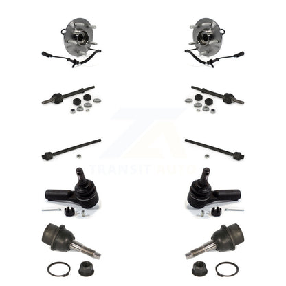 Bearing Lower Ball Joint Outer Inner Tie Rod Link Front Kit (10Pc) For Ram 1500