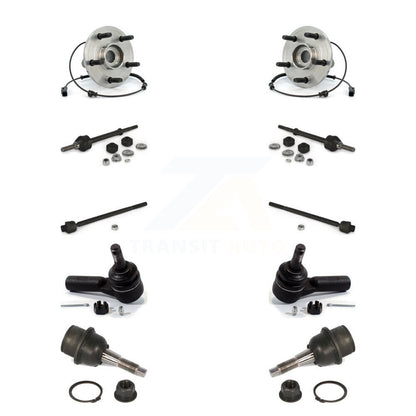 Bearing Lower Ball Joint Outer Inner Tie Rod Link Front Kit (10Pc) For Dodge Ram