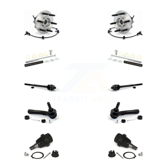 Bearing Lower Ball Joint Outer Inner Tie Rod Link Front Kit (10Pc) For Chevrolet