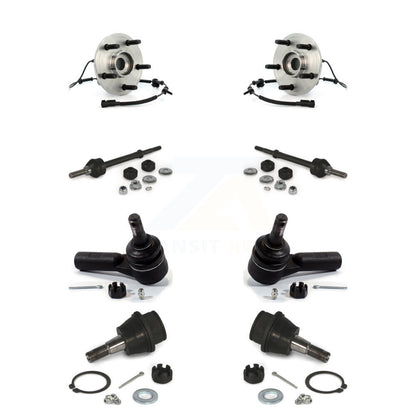 Hub Bearing Lower Ball Joint Outer Tie Rod End Link Front Kit For Dodge Ram 1500