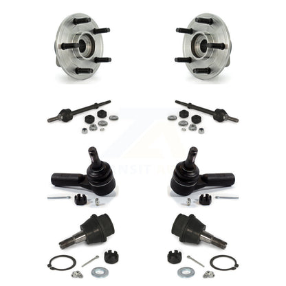 Hub Bearing Lower Ball Joint Outer Tie Rod End Link Front Kit For Dodge Ram 1500