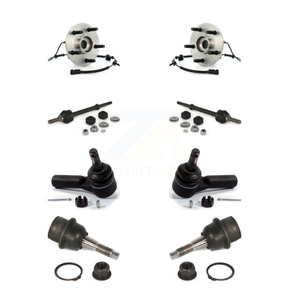 Hub Bearing Lower Ball Joint Outer Tie Rod End Link Front Kit For Dodge Ram 1500