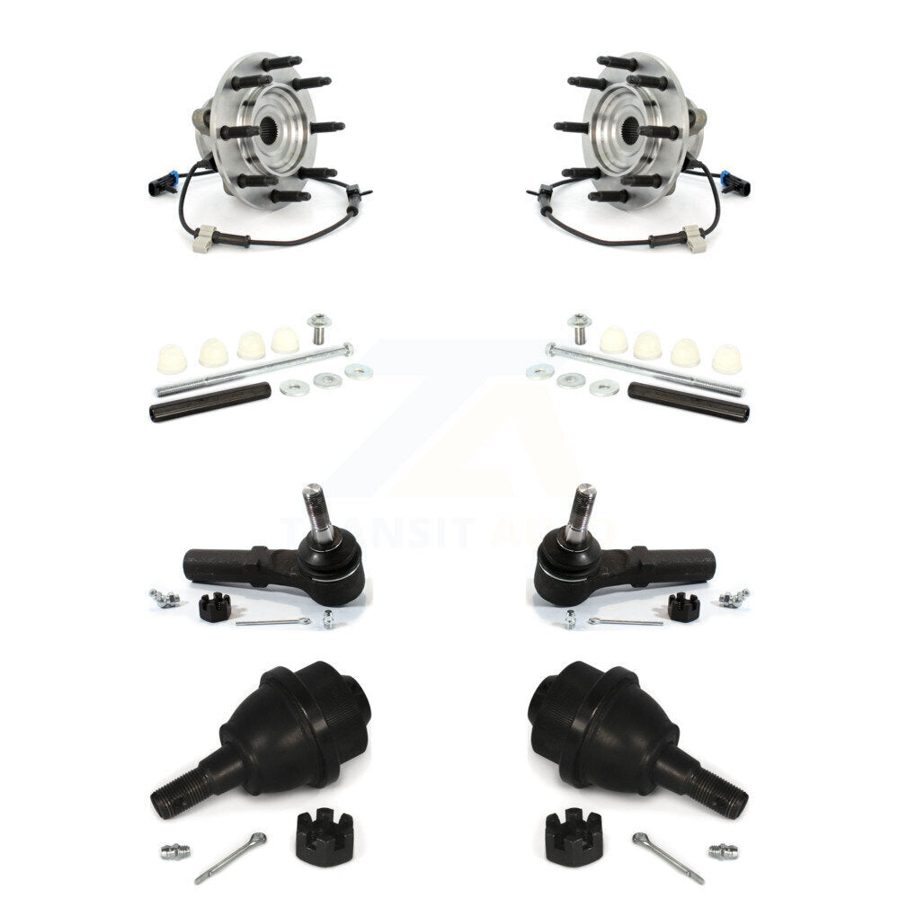 Bearing Lower Ball Joint Outer Tie Rod & Link Front Kit For GMC Chevrolet Sierra