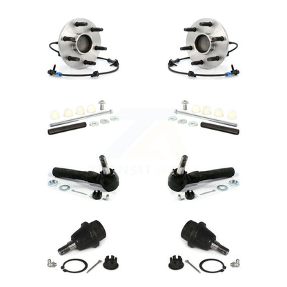 Hub Bearing Lower Ball Joint Outer Tie Rod Link Front Kit For Chevrolet GMC 1500