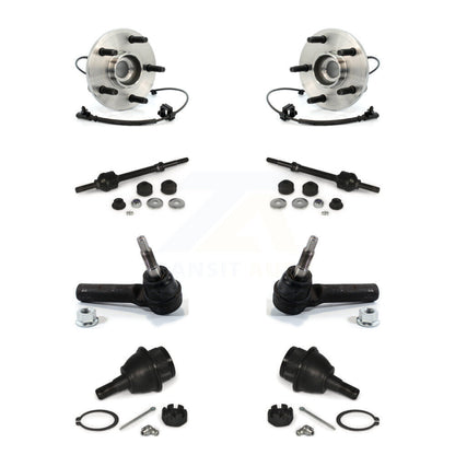 Hub Bearing Lower Ball Joint Outer Tie Rod & Link Front Kit For Dakota Dodge Ram