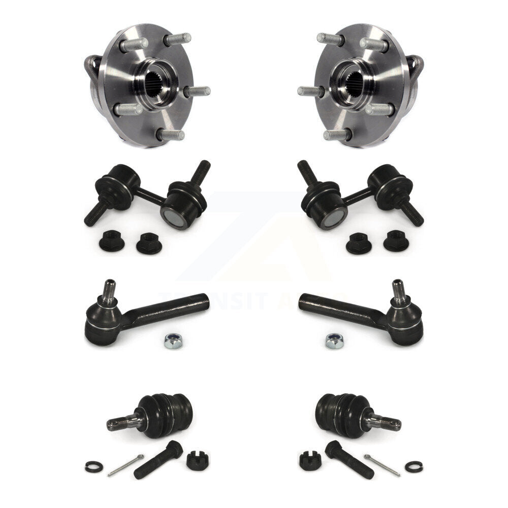 Bearing Lower Ball Joint Outer Tie Rod Link Front Kit For Subaru Impreza WRX STI