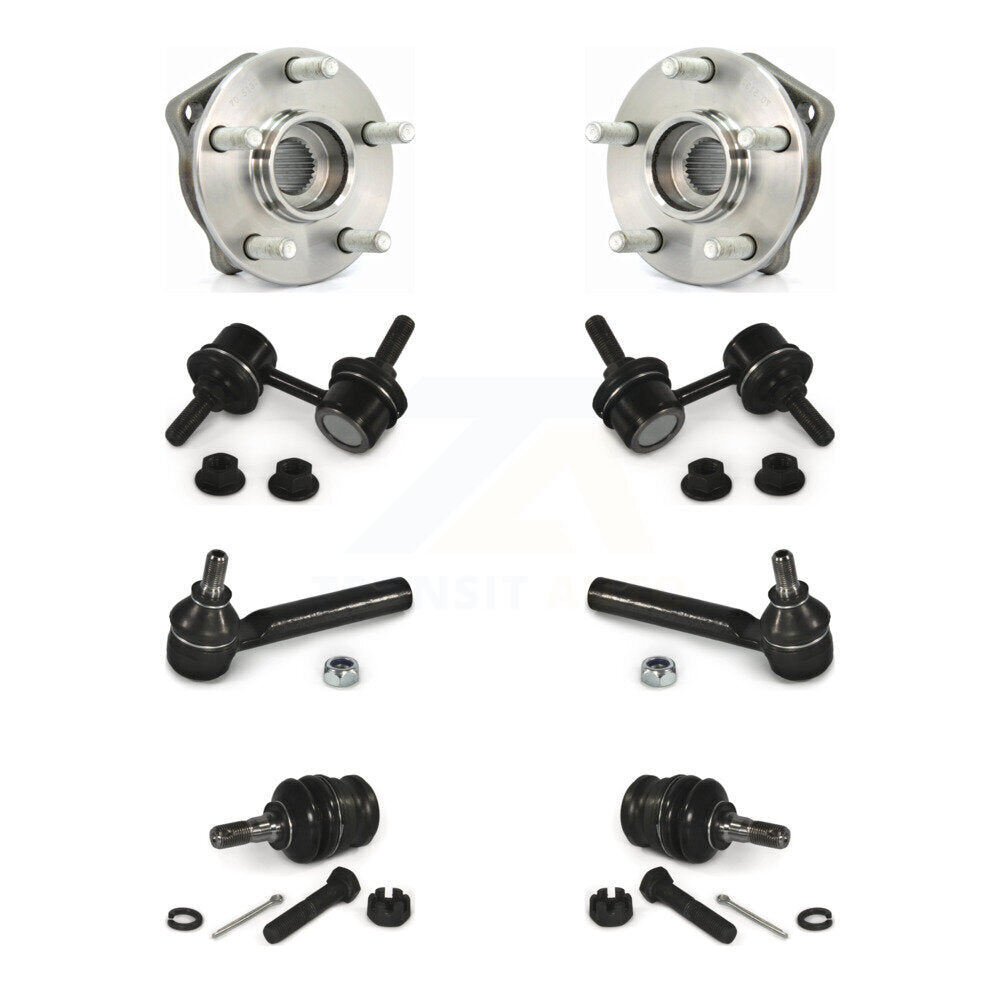 Bearing Lower Ball Joint Outer Tie Rod Link Front Kit For Subaru Impreza Outback