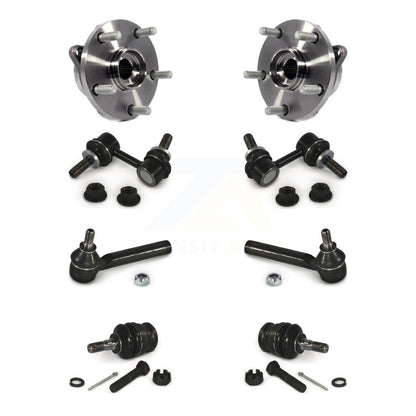 Hub Bearing Lower Ball Joint Outer Tie Rod End Link Front Kit For Subaru WRX STI