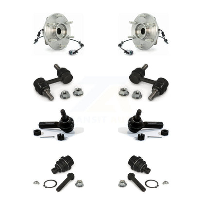 Bearing Lower Ball Joint Outer Tie Rod & Sway Bar Stabilizer Link Front Kit For