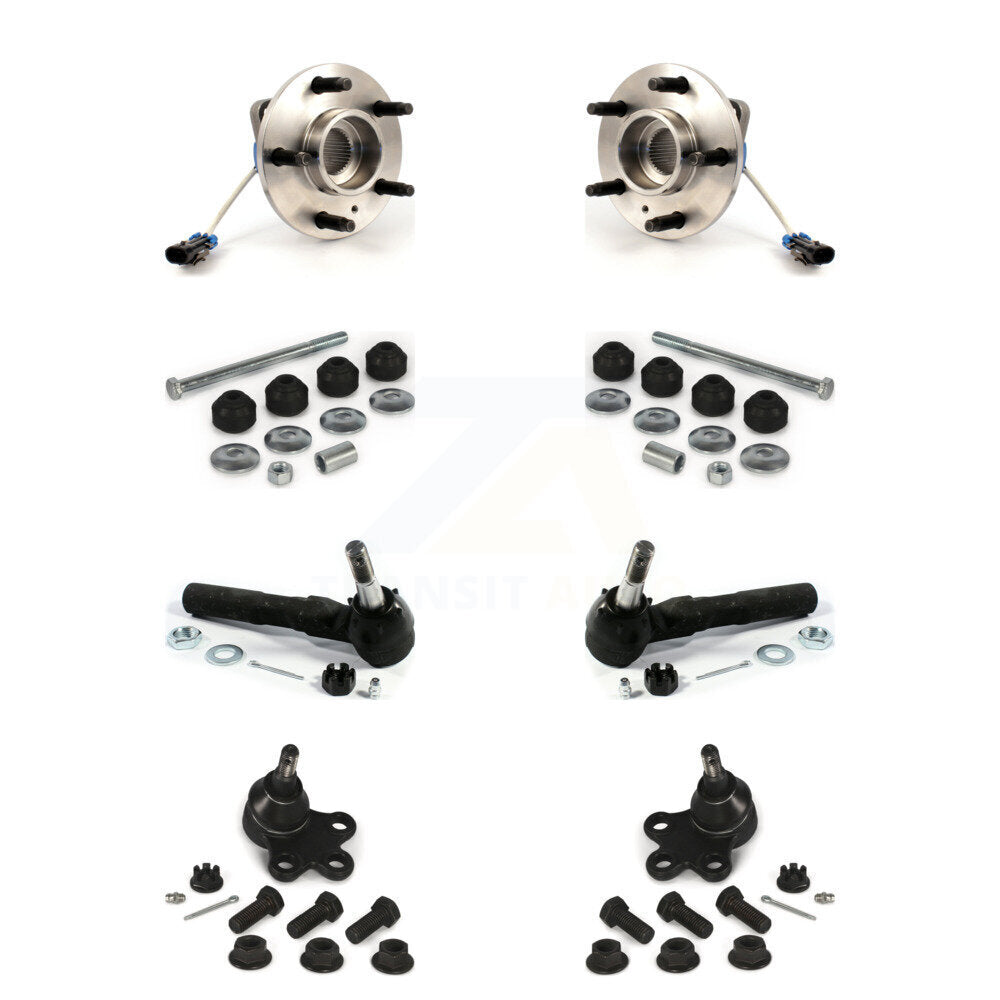 Bearing Lower Ball Joint Outer Tie Rod Link Front Kit For Buick Rendezvous Aztek
