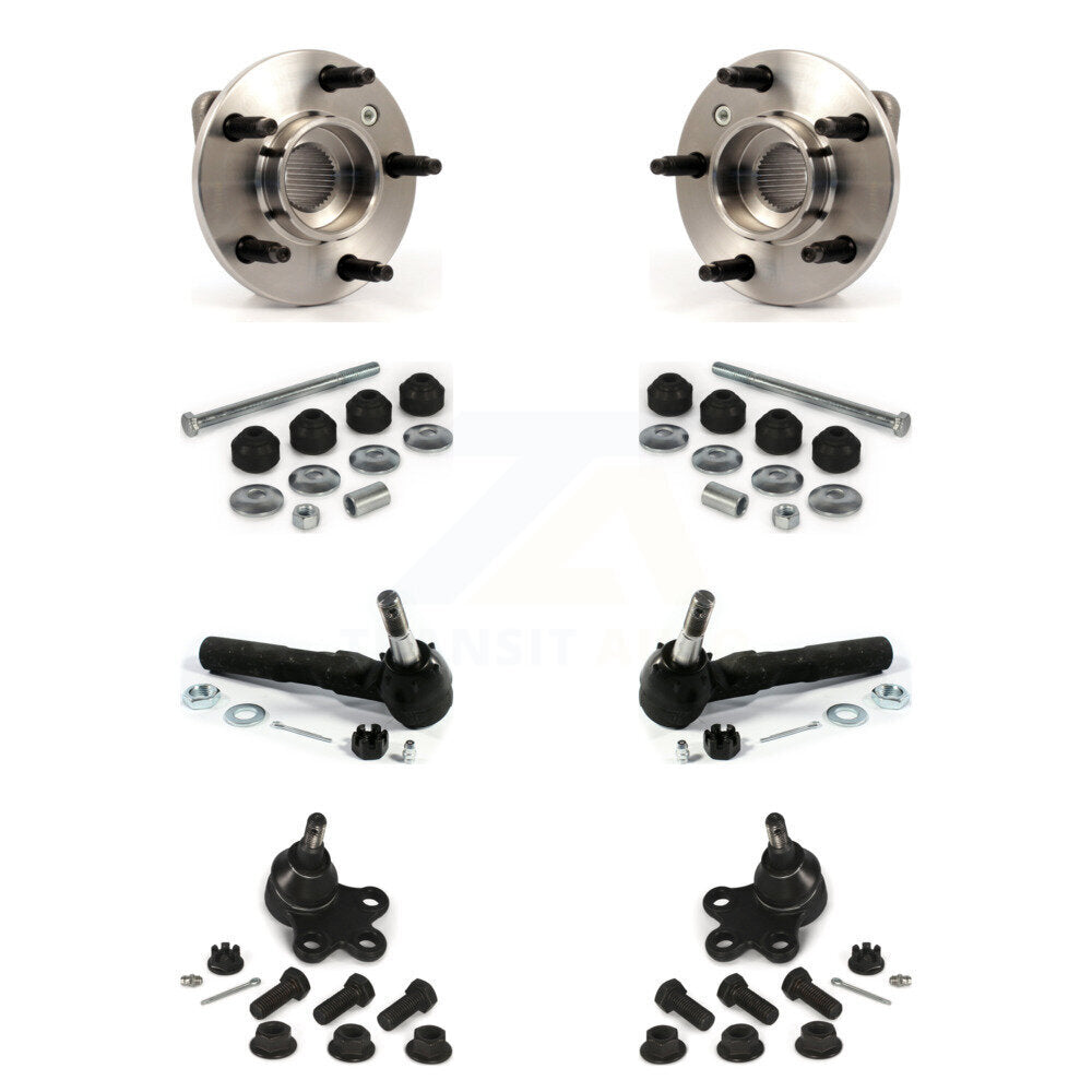 Bearing Lower Ball Joint Outer Tie Rod Link Front Kit For Buick Rendezvous Aztek