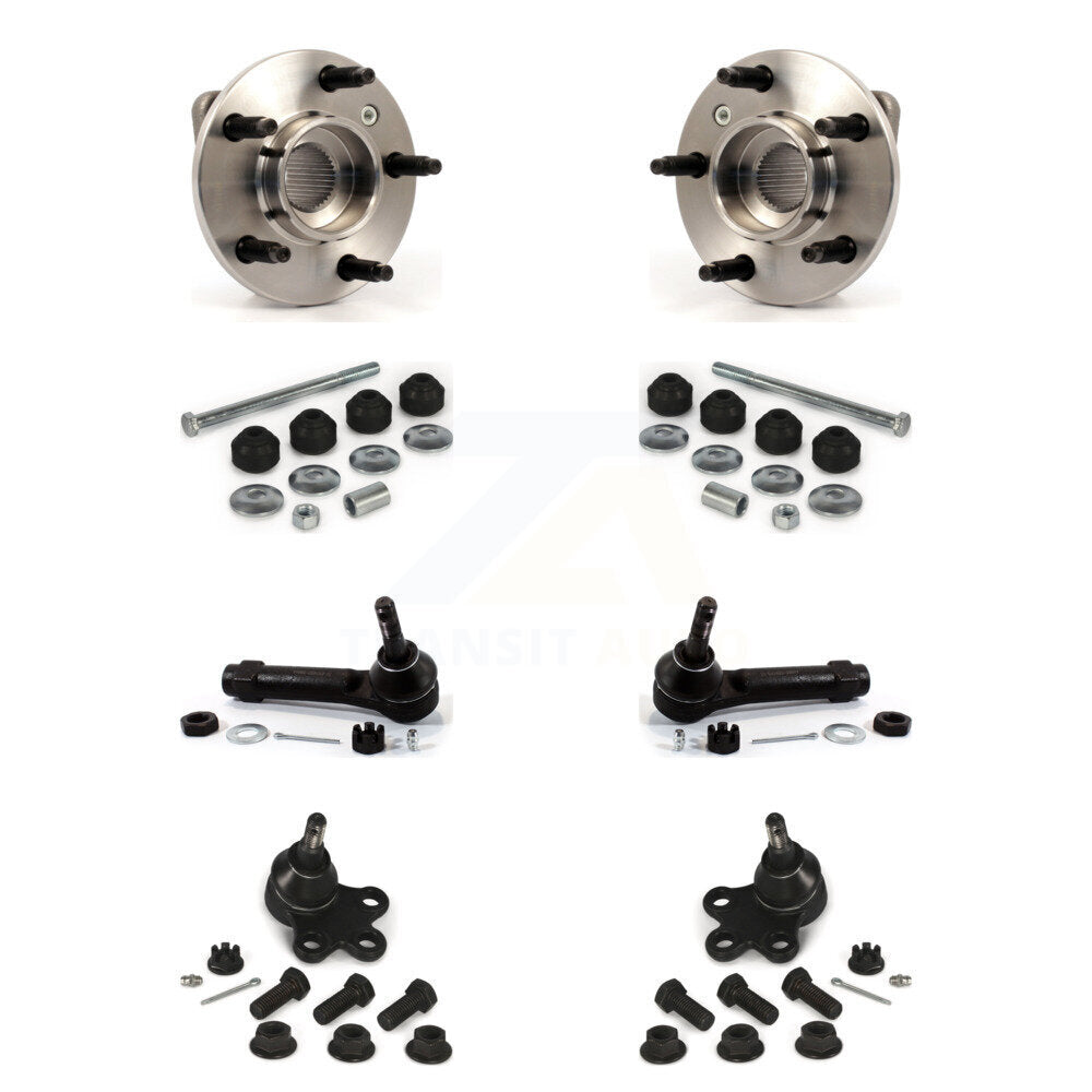 Bearing Lower Ball Joint Outer Tie Rod Link Front Kit For Chevrolet Impala Grand