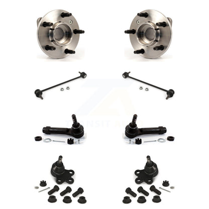 Hub Bearing Lower Ball Joint Outer Tie Rod & Link Front Kit For Pontiac Montana