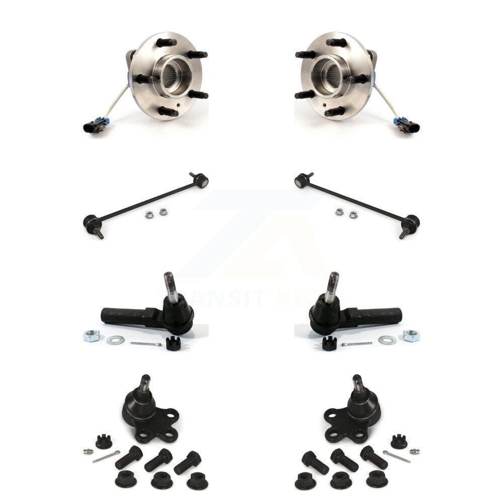 Bearing Lower Ball Joint Outer Tie Rod Link Front Kit For Buick LaCrosse Allure