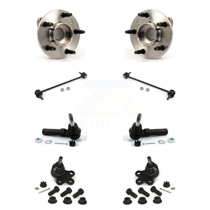 Hub Bearing Lower Ball Joint Outer Tie Rod Link Front Kit For Pontiac Grand Prix