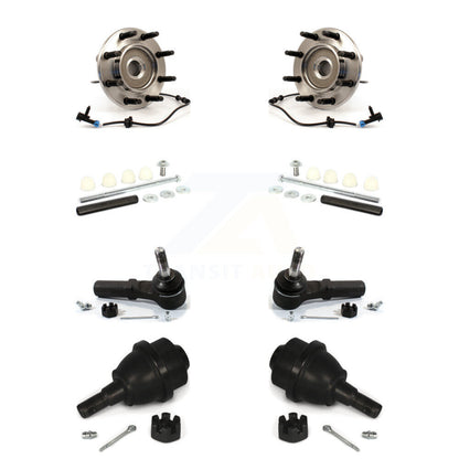 Bearing Lower Ball Joint Outer Tie Rod & Link Front Kit For Chevrolet GMC Sierra