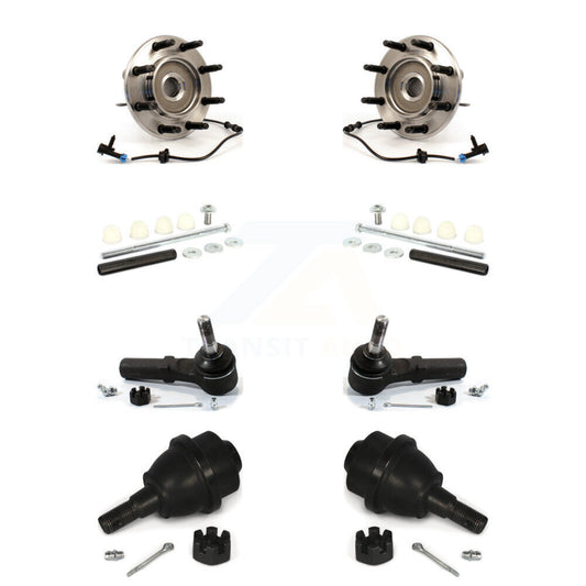 Bearing Lower Ball Joint Outer Tie Rod & Link Front Kit For Chevrolet GMC Sierra