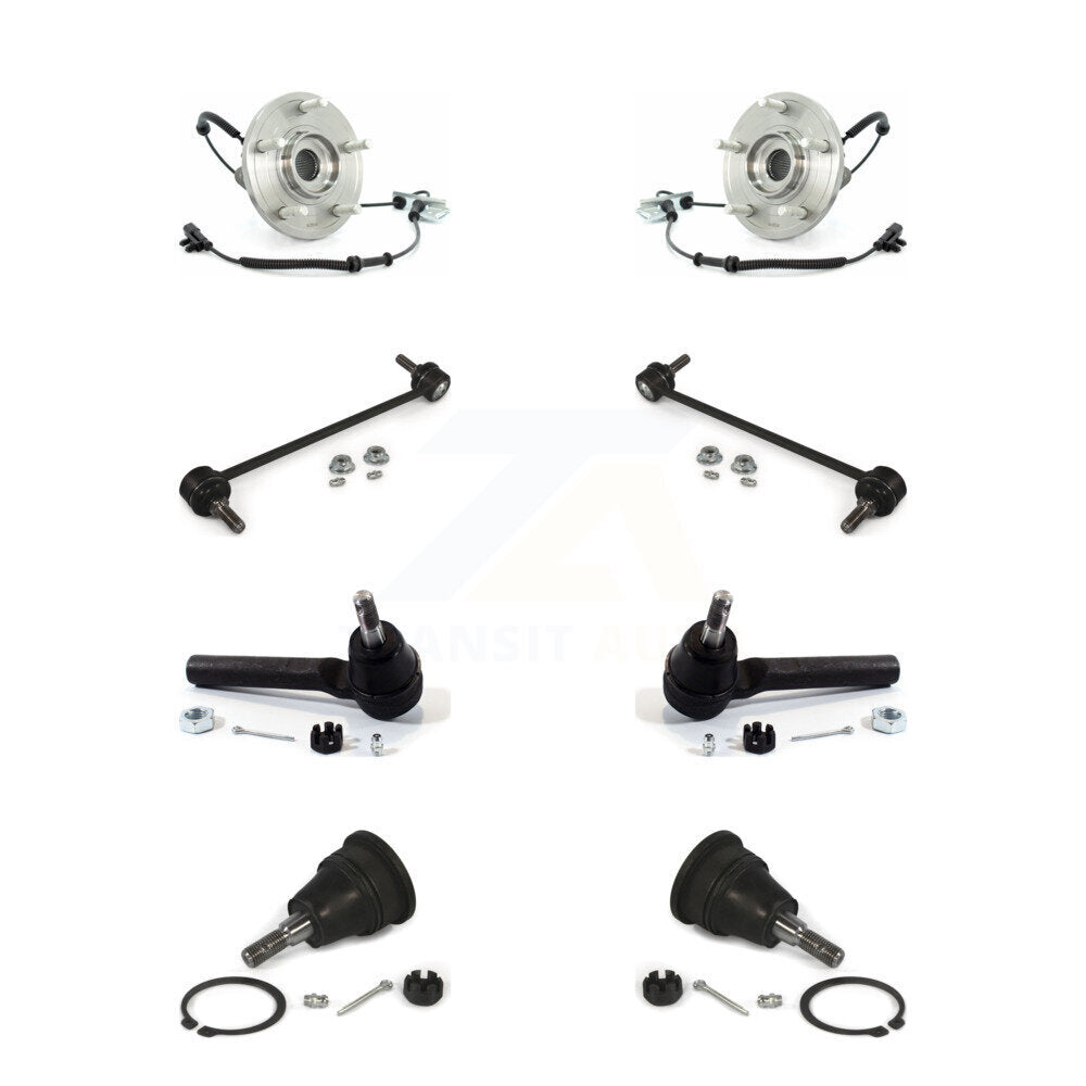 Bearing Lower Ball Joint Outer Tie Rod Link Front Kit For Dodge Grand Caravan &