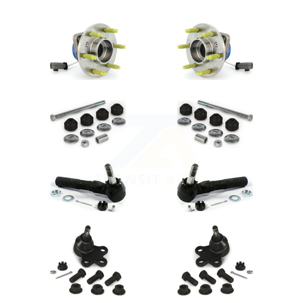 Bearing Lower Ball Joint Outer Tie Rod Link Front Kit For Pontiac Montana Buick