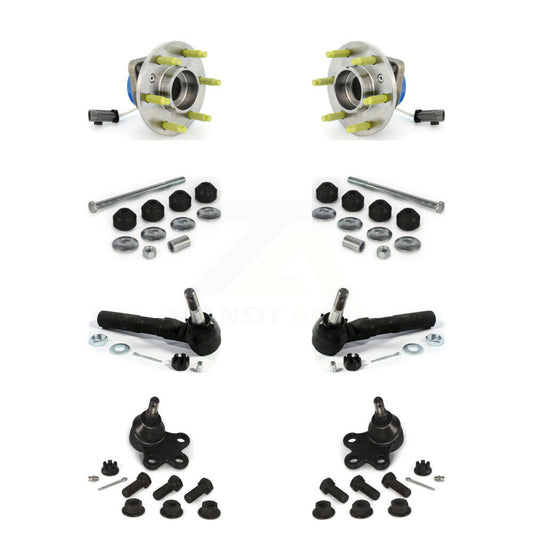 Bearing Lower Ball Joint Outer Tie Rod Link Front Kit For Pontiac Montana Buick