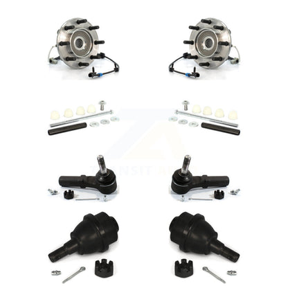 Bearing Lower Ball Joint Outer Tie Rod & Link Front Kit For Chevrolet GMC Sierra