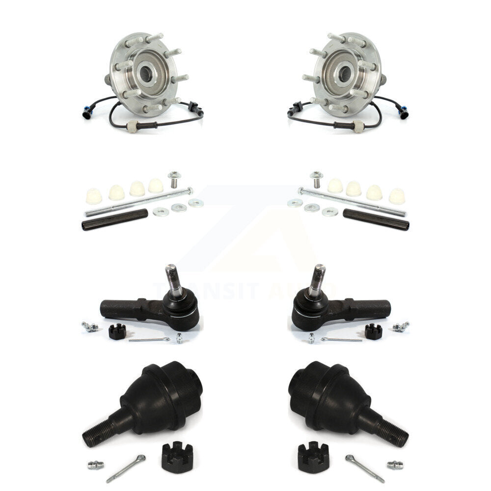 Bearing Lower Ball Joint Outer Tie Rod & Link Front Kit For Chevrolet GMC Sierra
