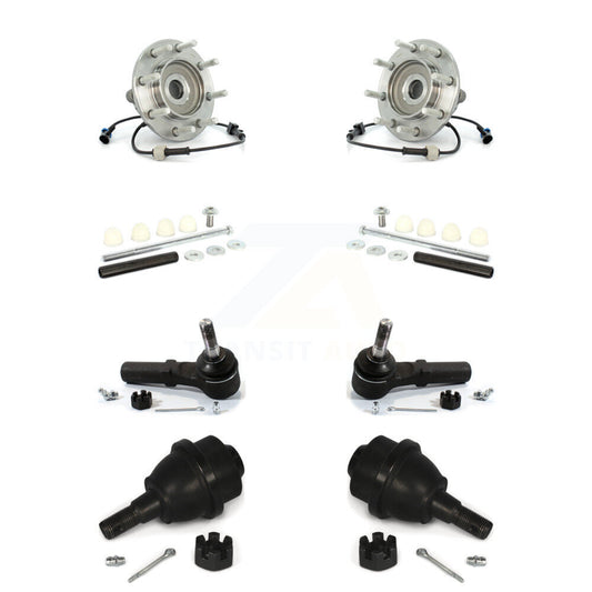 Bearing Lower Ball Joint Outer Tie Rod & Link Front Kit For Chevrolet GMC Sierra