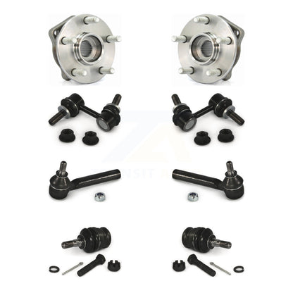 Hub Bearing Lower Ball Joint Outer Tie Rod Link Front Kit For Subaru Outback XV