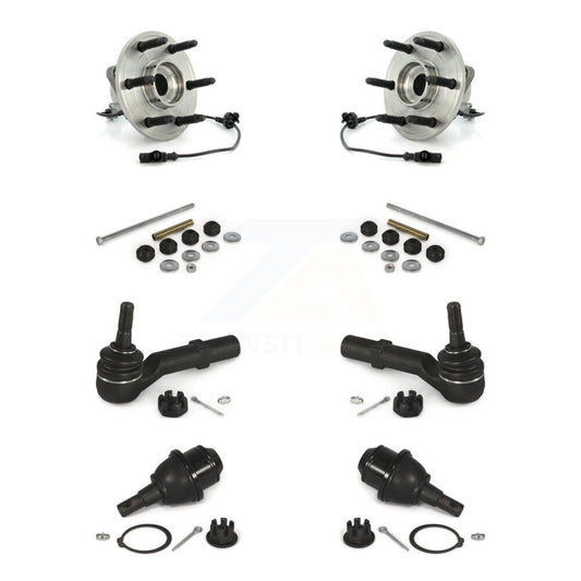 Bearing Lower Ball Joint Outer Tie Rod & Link Front Kit For Chevrolet GMC Sierra