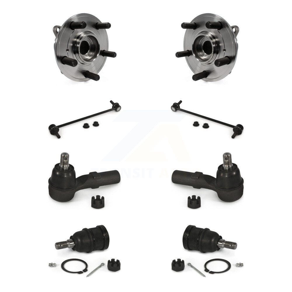 Bearing Lower Ball Joint Outer Tie Rod Sway Bar Link Front Kit For Honda Odyssey