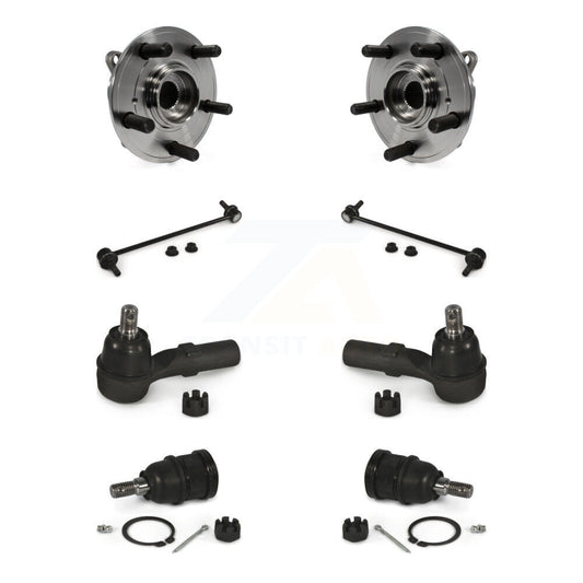 Bearing Lower Ball Joint Outer Tie Rod Sway Bar Link Front Kit For Honda Odyssey