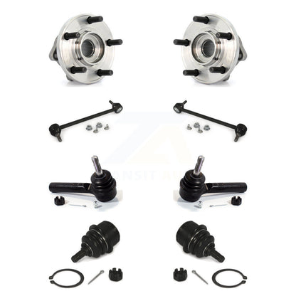 Hub Bearing Lower Ball Joint Outer Tie Rod Link Front Kit For Chrysler 200 Dodge