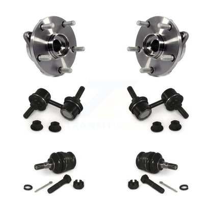 Hub Bearing Lower Ball Joint Sway Bar Link Front Kit For Subaru Impreza WRX STI