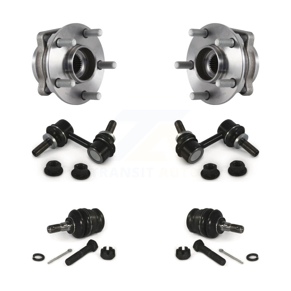 Hub Bearing Lower Ball Joint And Link Front Kit For Subaru Forester XV Crosstrek