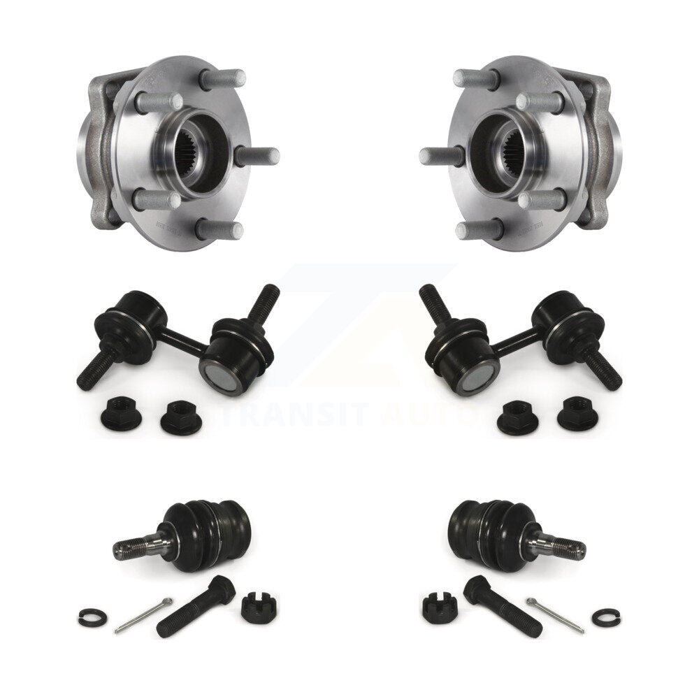 Bearing Lower Ball Joint & Sway Bar Stabilizer Link Front Kit For Subaru Impreza