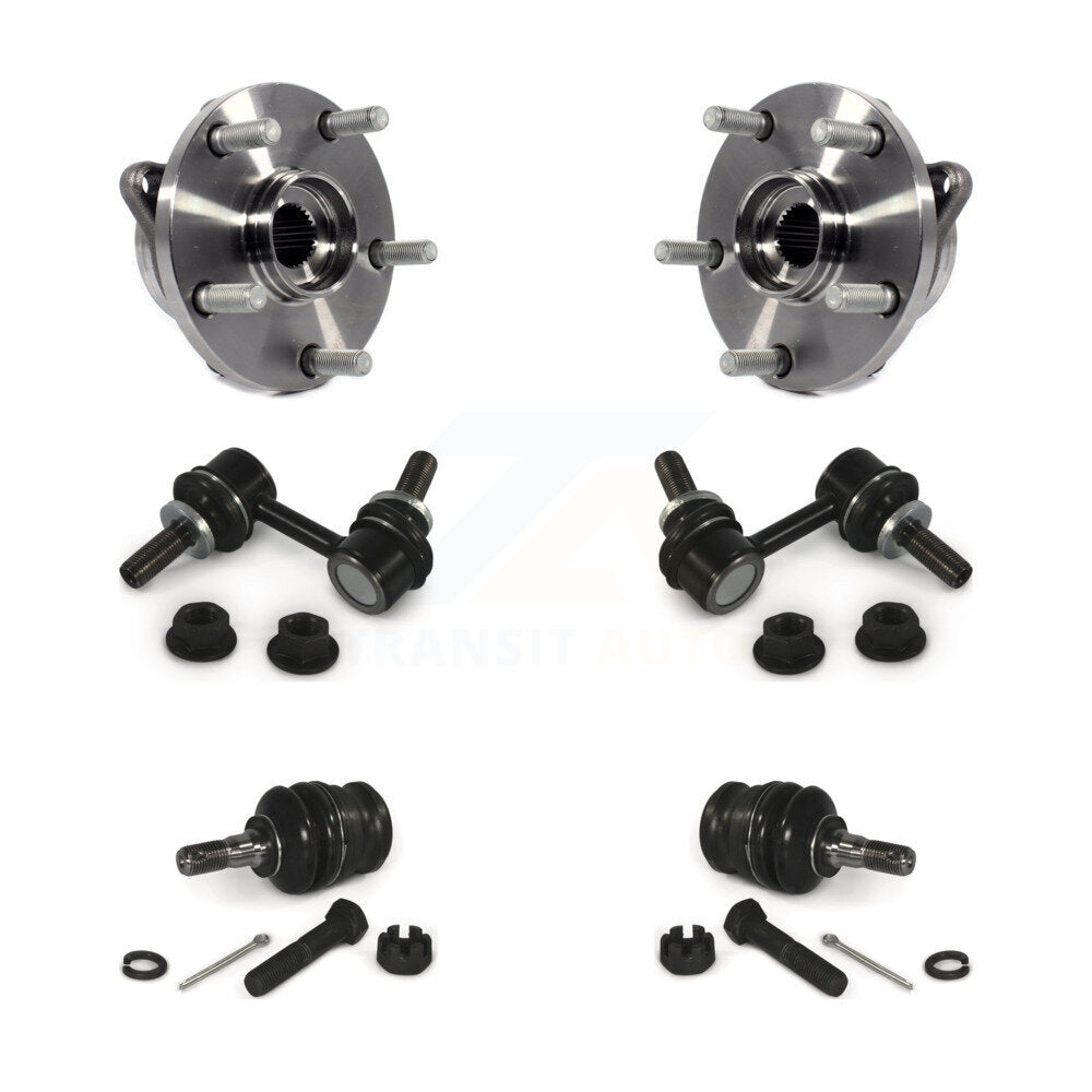 Bearing Lower Ball Joint & Sway Bar Link Front Kit For 2015-2021 Subaru WRX STI