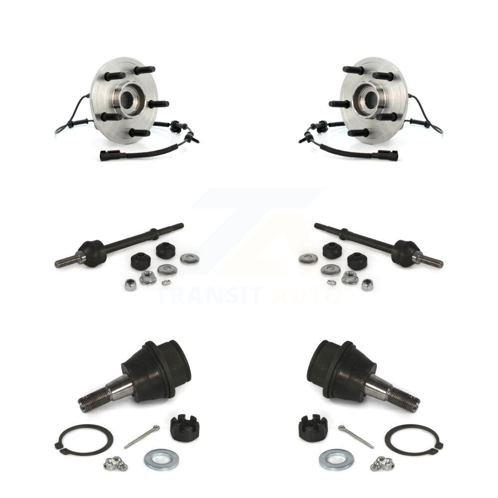 Hub Bearing Lower Ball Joint Link Front Kit For Dodge Ram 1500 With 5 Lug Wheels