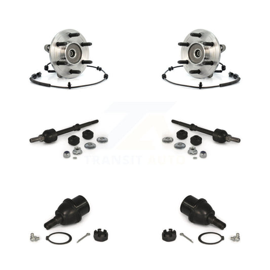 Hub Bearing Lower Ball Joint & Link Front Kit For Ford F-150 Lincoln Mark LT 4WD