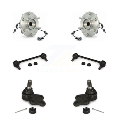 Hub Bearing Lower Ball Joint And Link Front Kit For 2004 Nissan Pathfinder LE SE