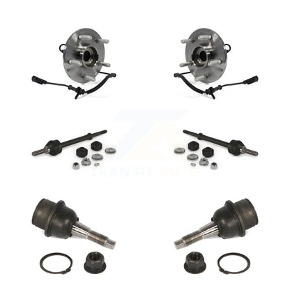 Hub Bearing Lower Ball Joint & Sway Bar Link Front Kit For Ram 1500 Classic 4WD