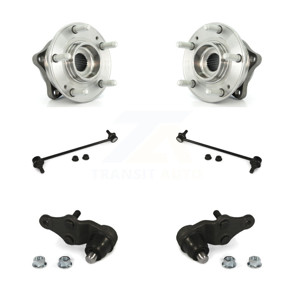 Bearing Lower Ball Joint & Link Front Kit For Hyundai Santa Fe Sport Kia Sorento