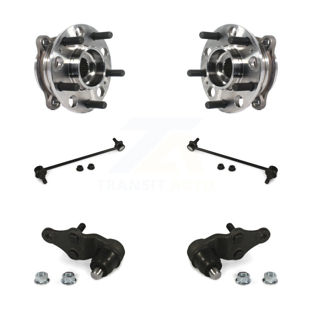 Bearing Lower Ball Joint & Sway Bar Link Front Kit For Hyundai Santa Fe Sport XL