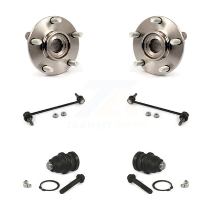 Hub Bearing Lower Ball Joint And Link Front Kit For 2007-2012 Nissan Sentra 2.5L