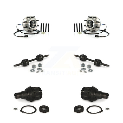 Hub Bearing Lower Ball Joint Link Front Kit For Ford F-350 Super Duty F-250 4WD