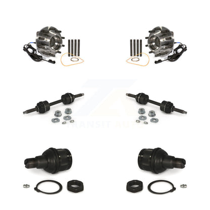 Hub Bearing Lower Ball Joint & Sway Bar Link Front Kit For Ford F-450 Super Duty