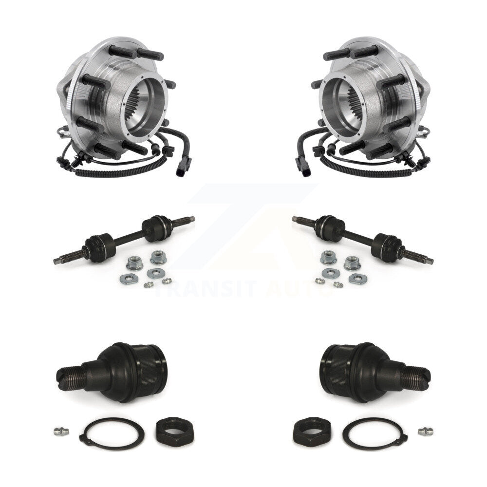 Bearing Lower Ball Joint & Sway Bar Link Front Kit For Ford F-350 Super Duty 4WD