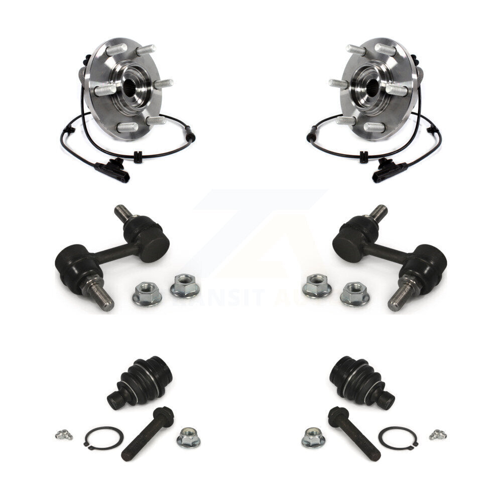 Hub Bearing Lower Ball Joint Link Front Kit For INFINITI QX80 Nissan Armada QX56